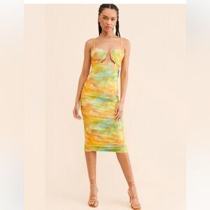 Joss Mesh Midi Dress
Audette Studios Retail: $268 size Small